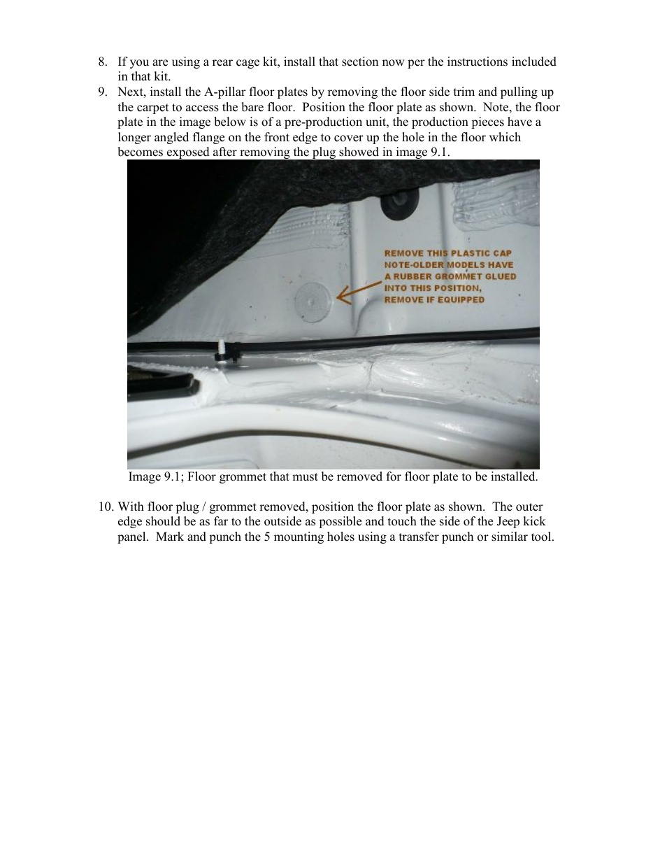 Synergy 5221-A - 2011+ Jeep JK 2/4 Door Front Cage Kit User Manual | Page 5 / 61