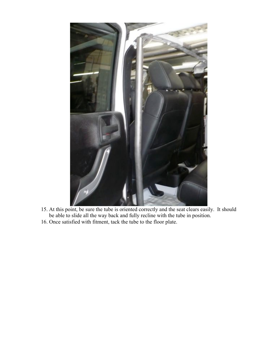Synergy 5223 - JK 4 Door B-Pillar Cage Kit User Manual | Page 9 / 15