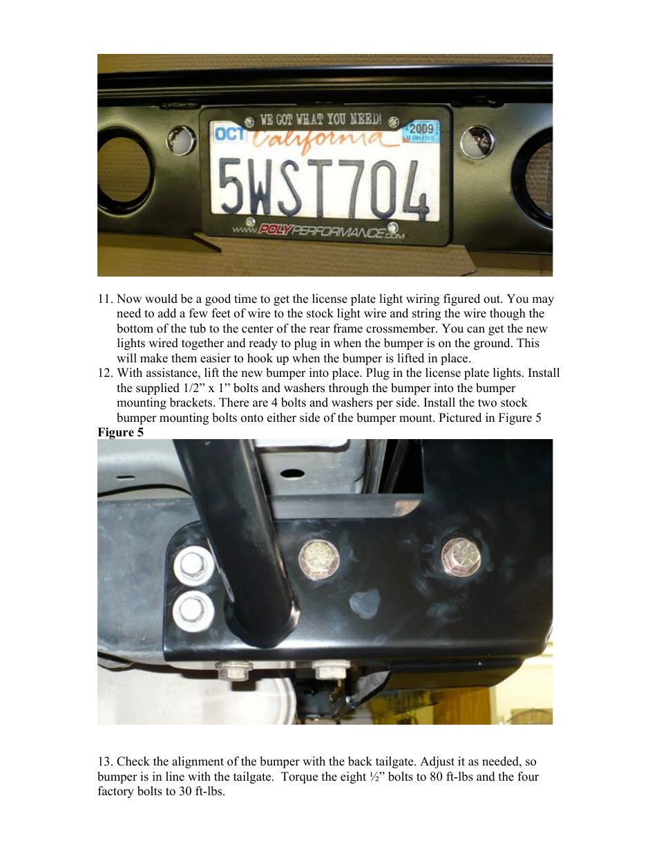 Synergy 5310 - Jeep JK Rear Bumper User Manual | Page 4 / 10
