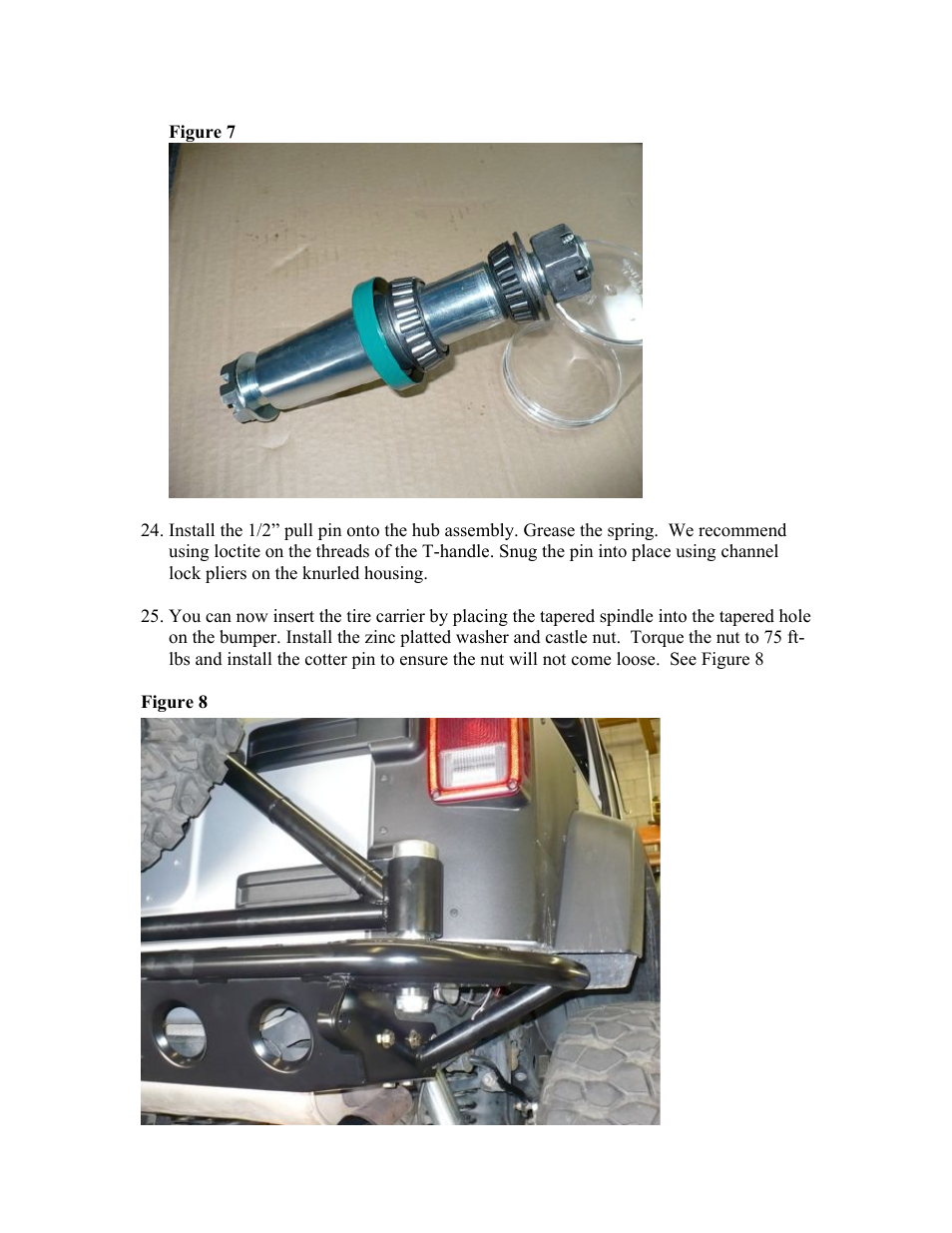 Synergy 5310 - Jeep JK Rear Bumper User Manual | Page 7 / 10