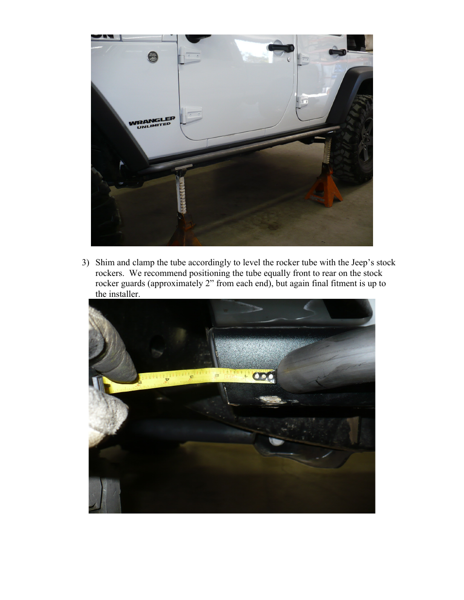 Synergy 5501-02/04 - Jeep JK Rubicon Rock Rail Kit User Manual | Page 2 / 11