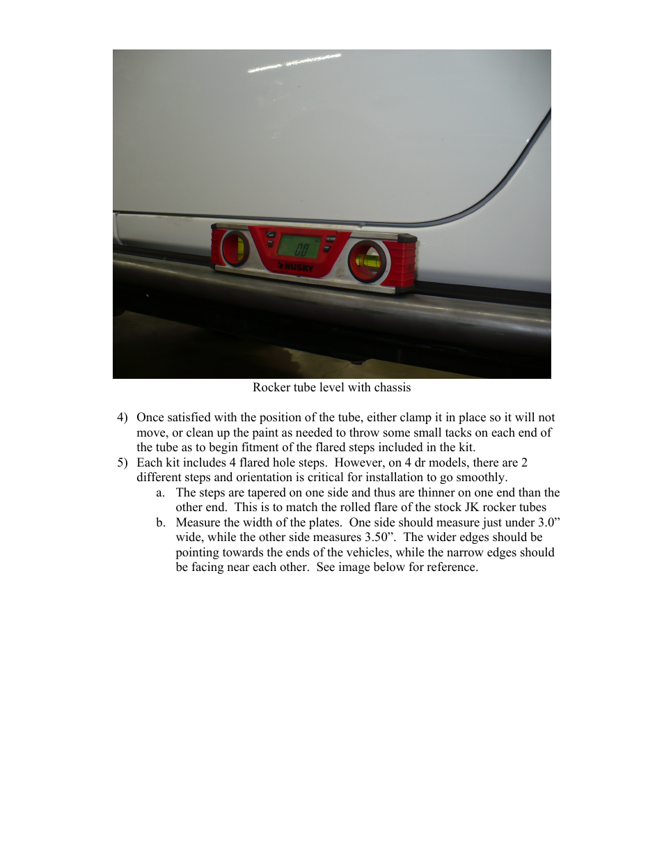 Synergy 5501-02/04 - Jeep JK Rubicon Rock Rail Kit User Manual | Page 4 / 11