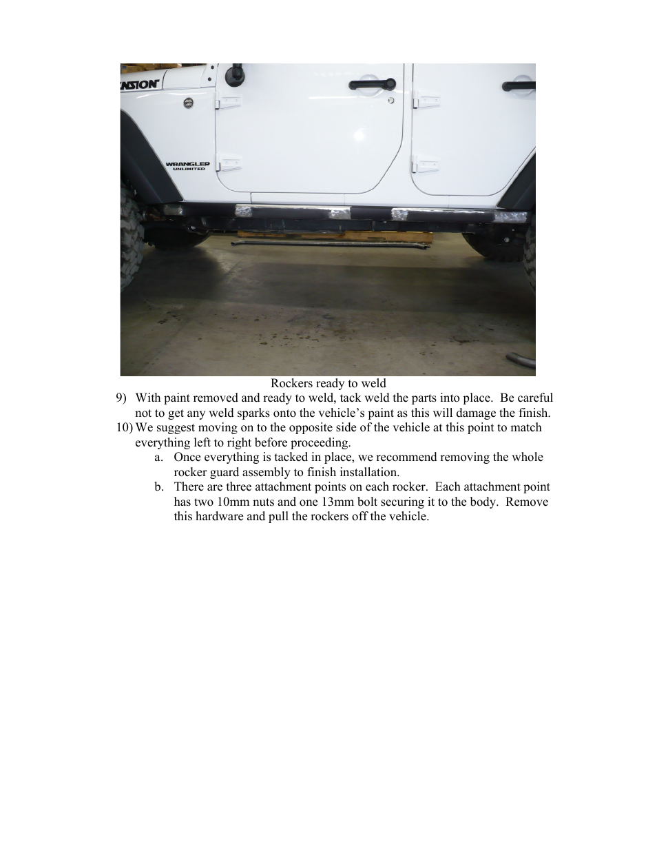 Synergy 5501-02/04 - Jeep JK Rubicon Rock Rail Kit User Manual | Page 7 / 11