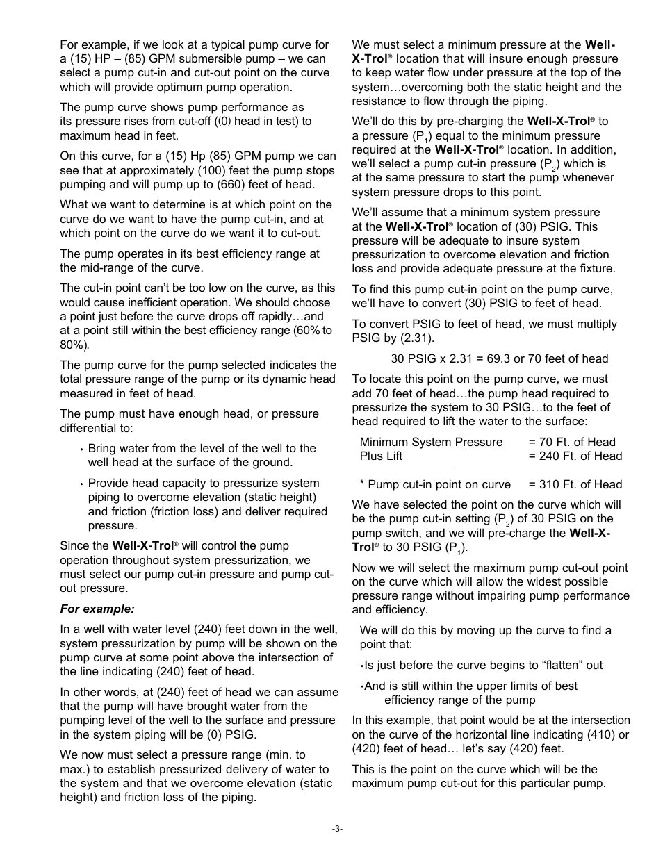 Amtrol WELL-X-TROL WX-401 User Manual | Page 3 / 8