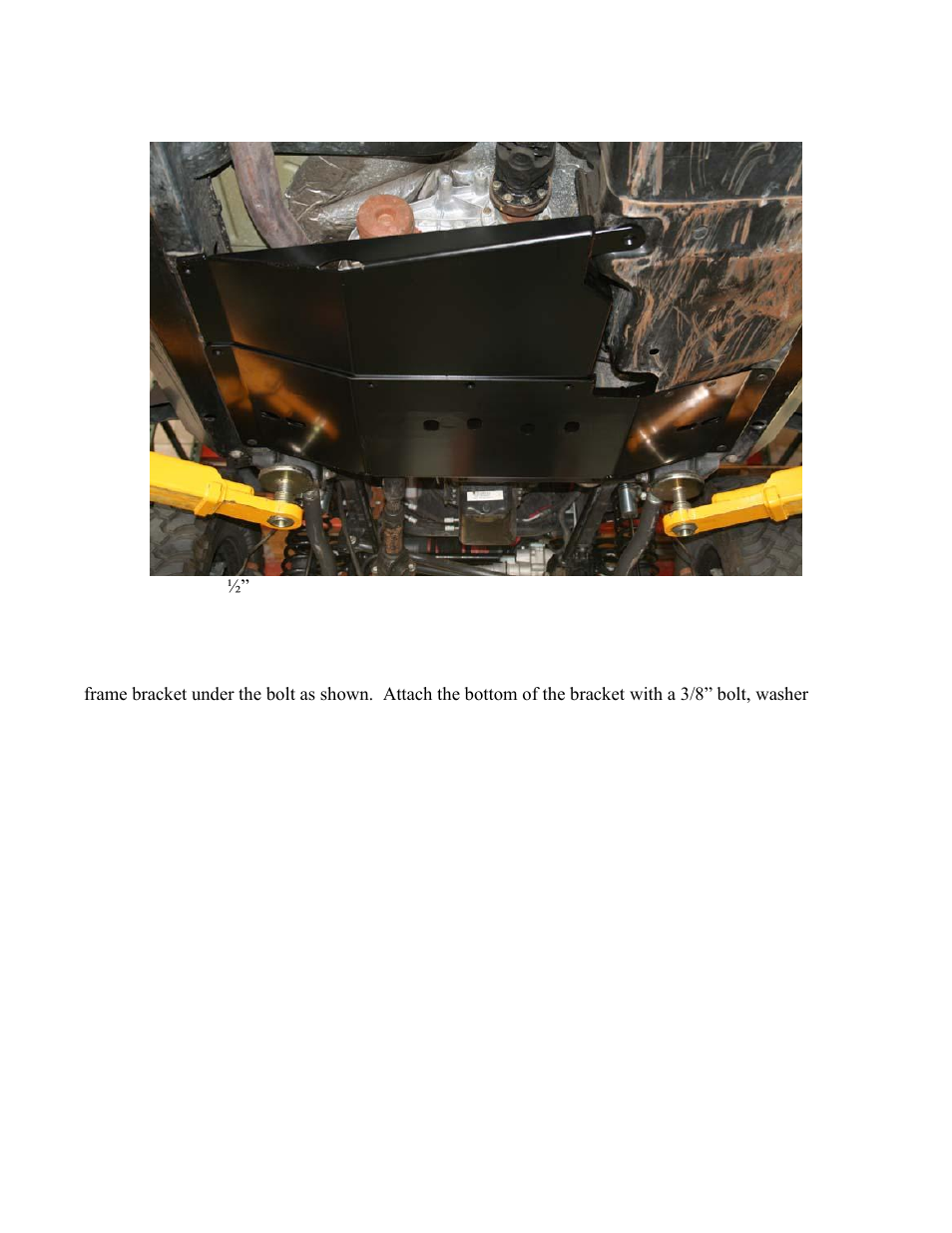 Synergy 5710 - Jeep JK Standard Skid Plate User Manual | Page 6 / 10