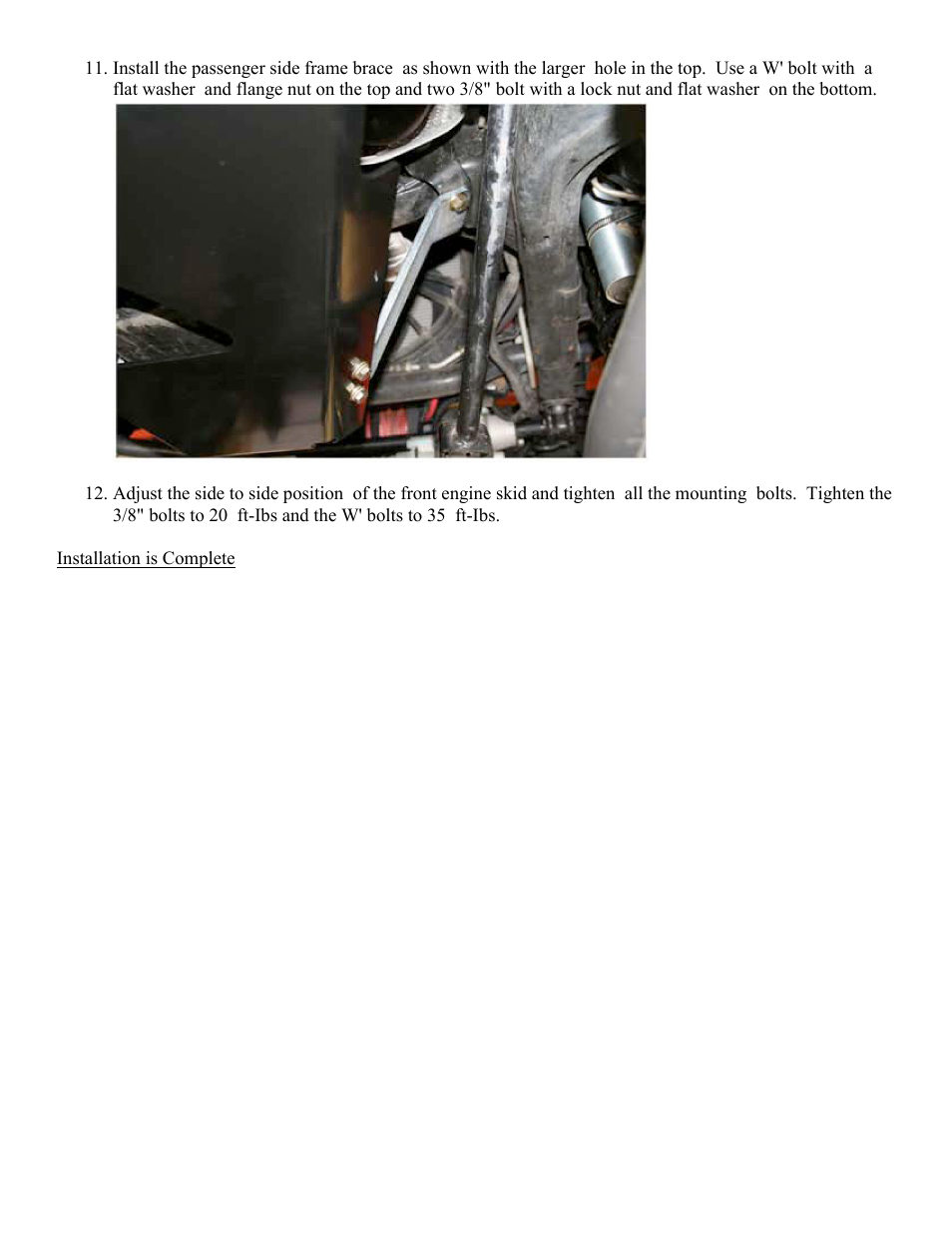 Synergy 5711 - Jeep JK Budget Skid Plate System User Manual | Page 5 / 5