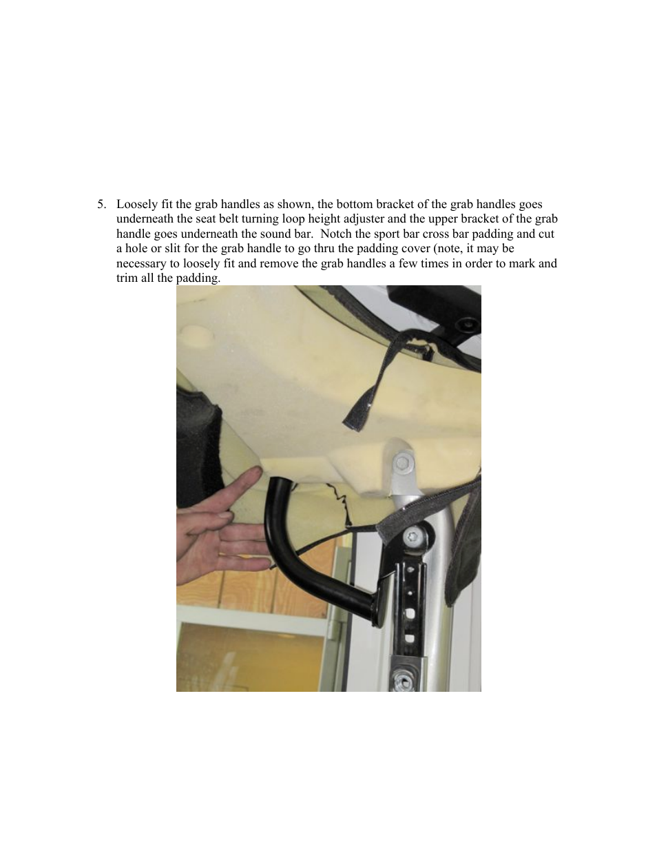 Synergy 5803 - Jeep JK 2 Dr Rear Grab Handle Set User Manual | Page 3 / 8