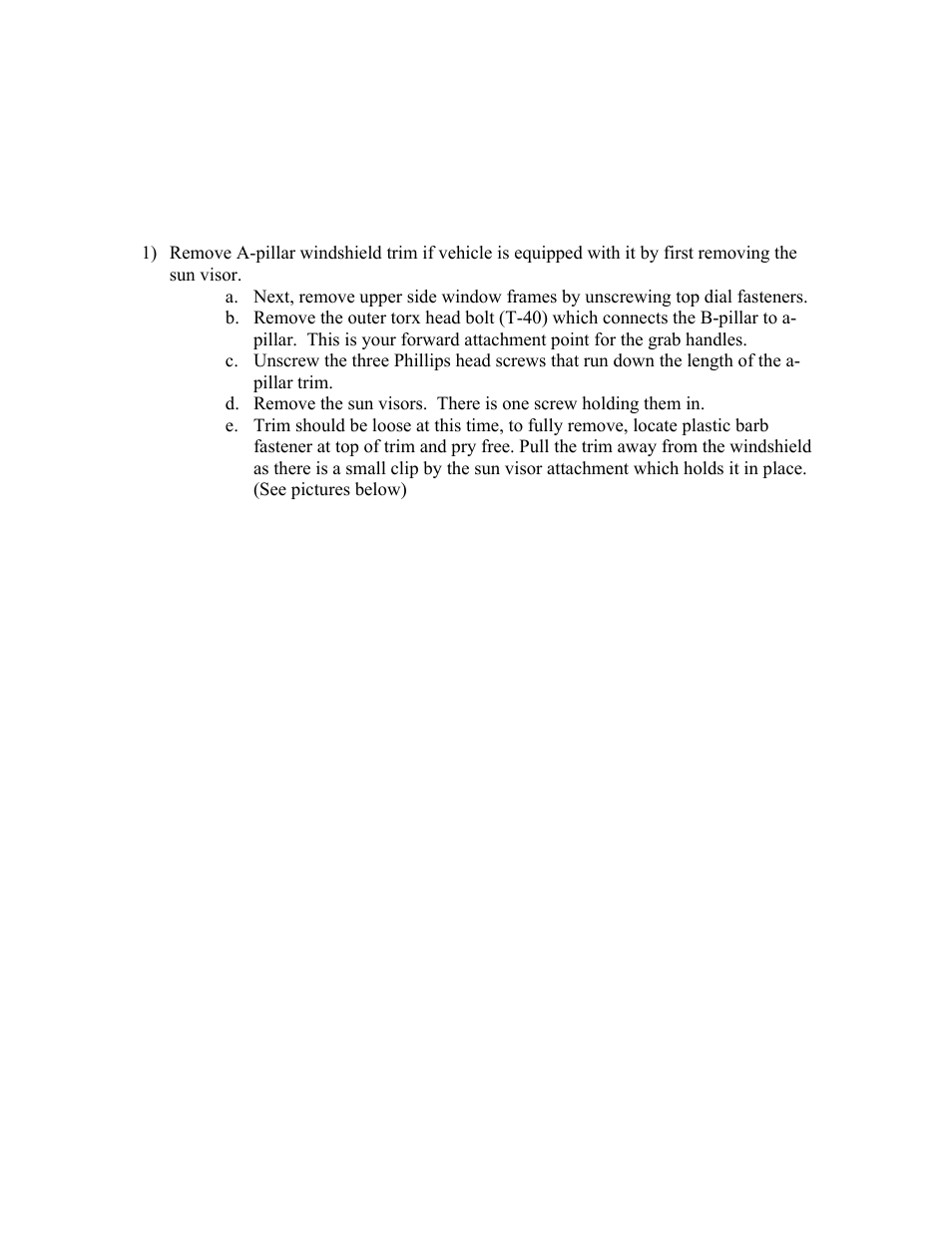 Synergy 5804 - Jeep TJ/LJ Front Grab Handle Set User Manual | Page 2 / 10