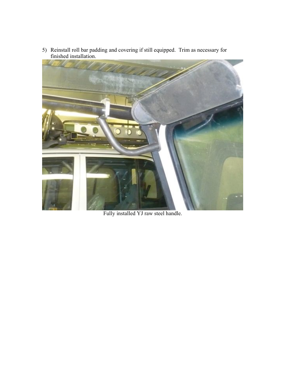 Synergy 5807 - Jeep YJ Cage Handles User Manual | Page 4 / 4