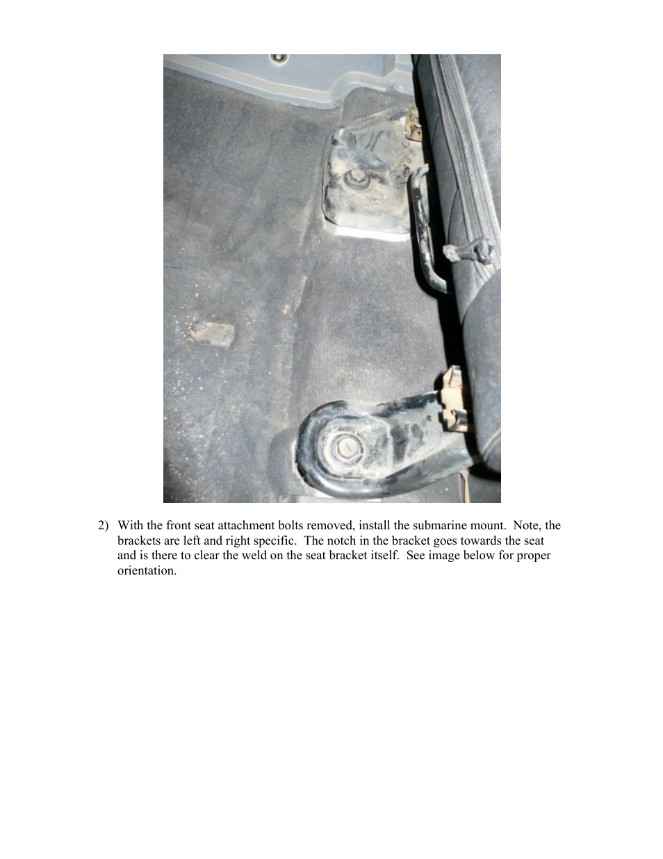 Synergy 5811 - JK Front Seat Harness Mounting Tabs User Manual | Page 2 / 6