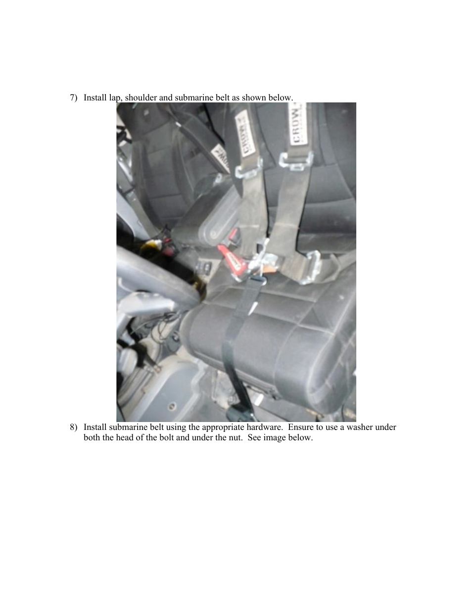 Synergy 5811 - JK Front Seat Harness Mounting Tabs User Manual | Page 5 / 6