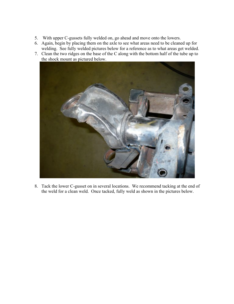 Synergy 8012-02 - Jeep JK C-Gusset Kit User Manual | Page 6 / 9