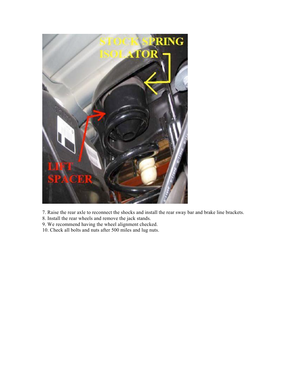 Synergy 8018 - Jeep JK Synergy Front & Rear Spacer Kit User Manual | Page 4 / 4