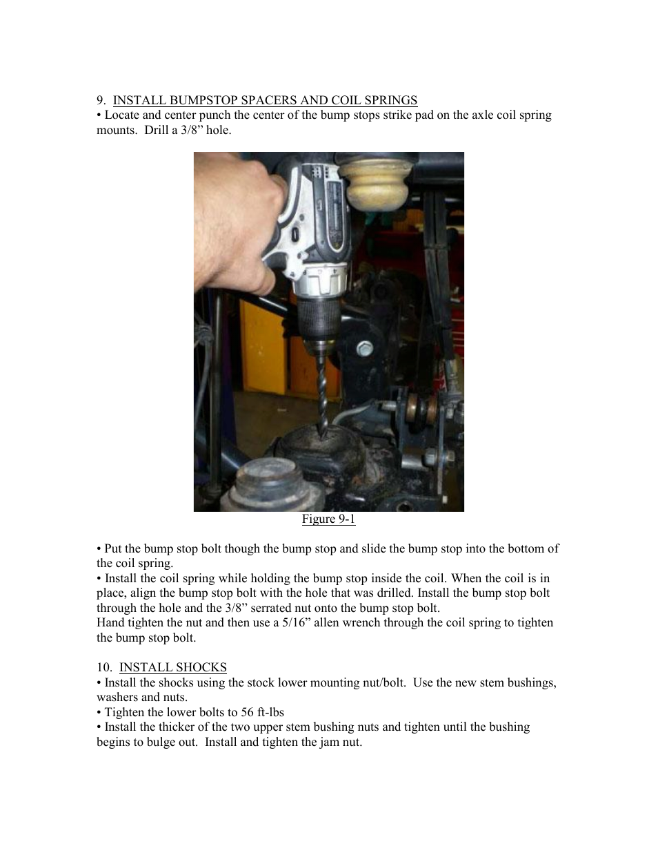 Synergy 8022-X - Jeep JK Synergy Stage 2 Suspension System User Manual | Page 10 / 20