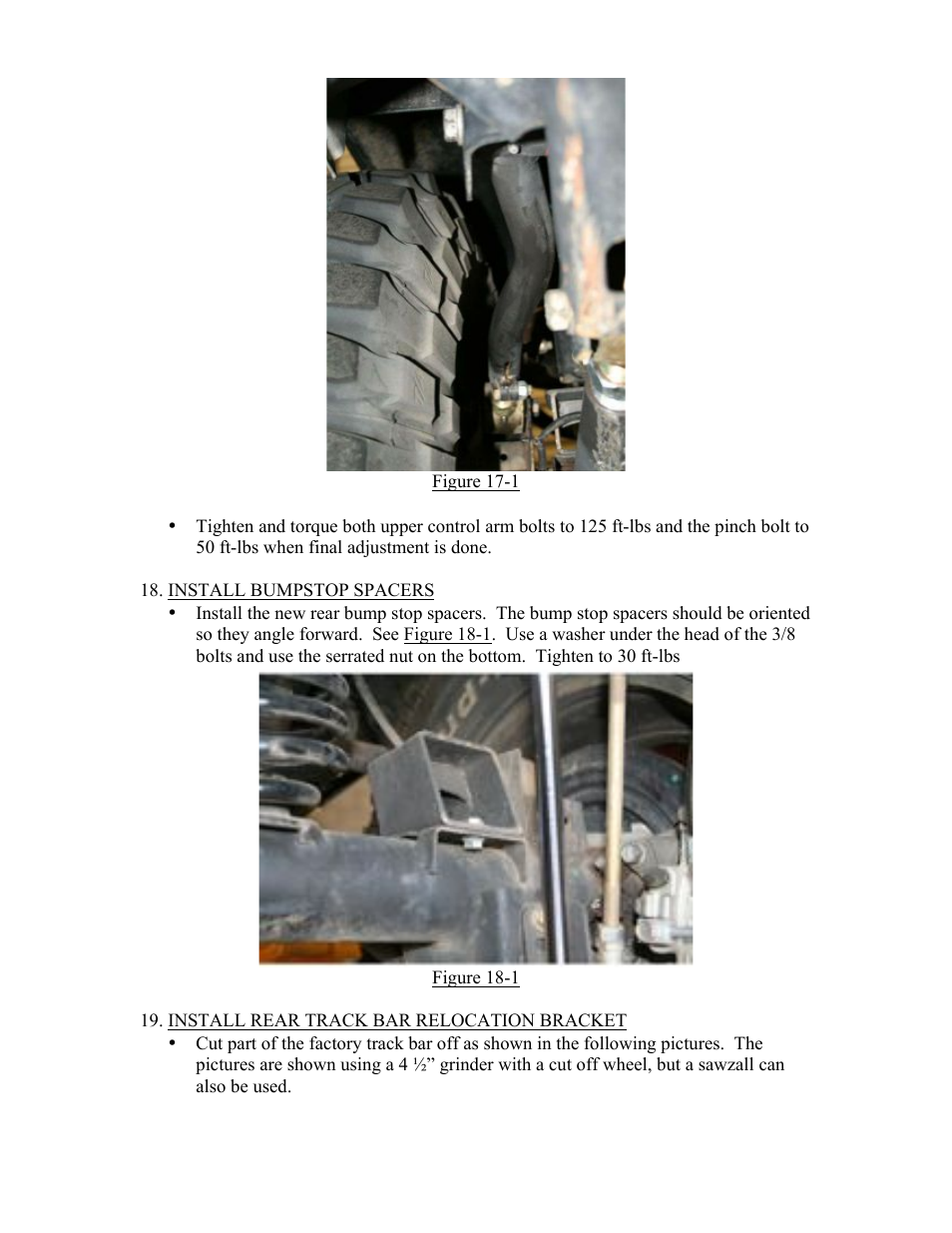 Synergy 8023-X - Jeep JK Synergy Stage 3 Suspension System User Manual | Page 13 / 17