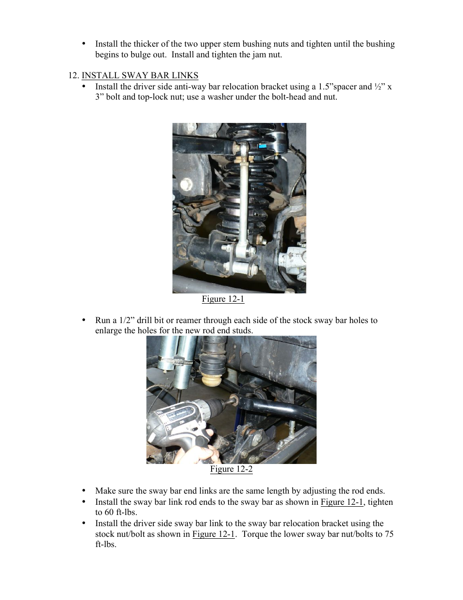 Synergy 8023-X - Jeep JK Synergy Stage 3 Suspension System User Manual | Page 9 / 17