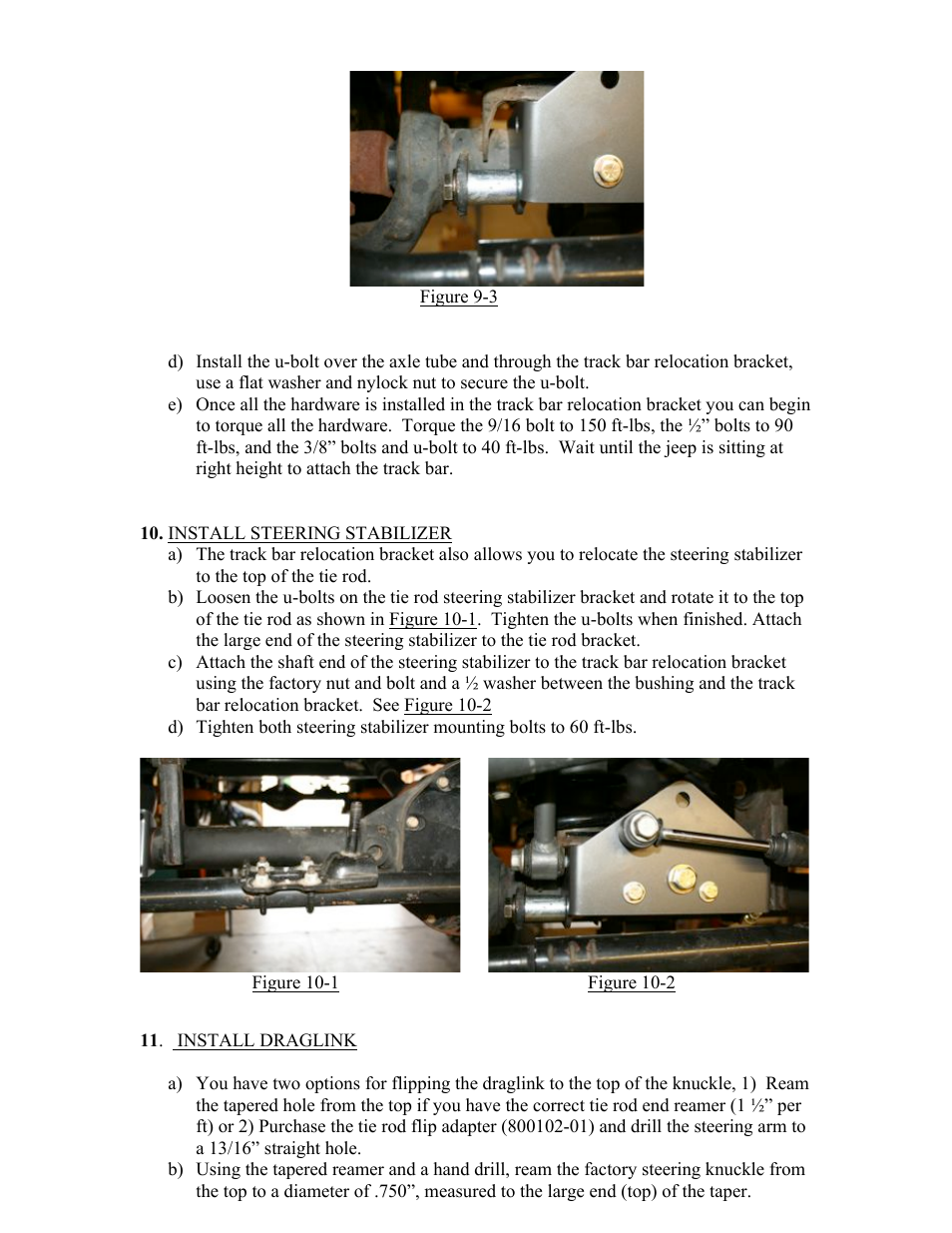 Synergy 8024-30/8024-40 - JK Synergy Stage 4 Long Arm System User Manual | Page 11 / 28