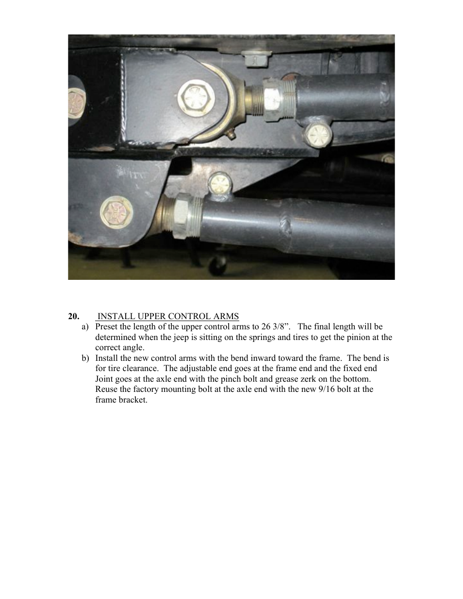 Synergy 8024-30/8024-40 - JK Synergy Stage 4 Long Arm System User Manual | Page 23 / 28