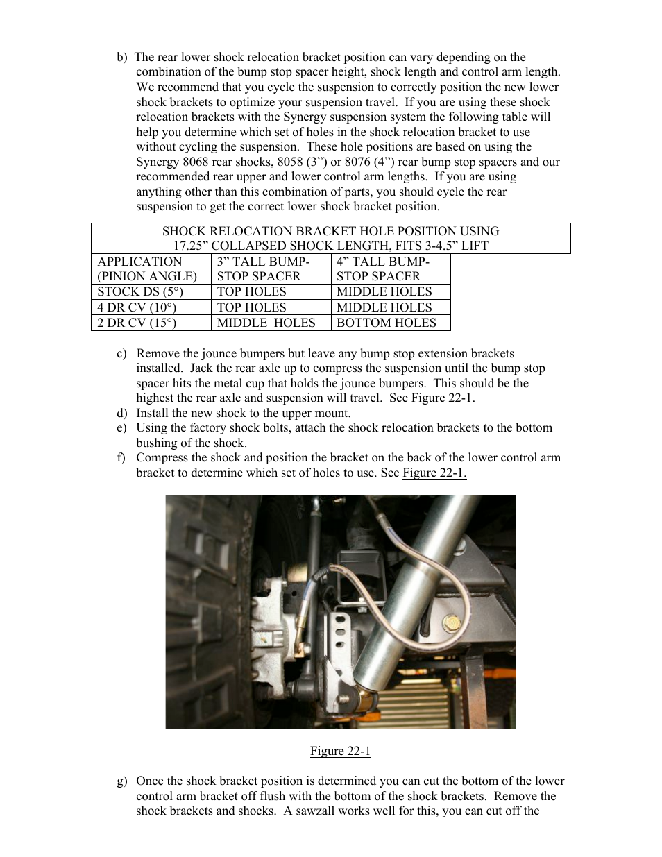 Synergy 8024-30/8024-40 - JK Synergy Stage 4 Long Arm System User Manual | Page 26 / 28