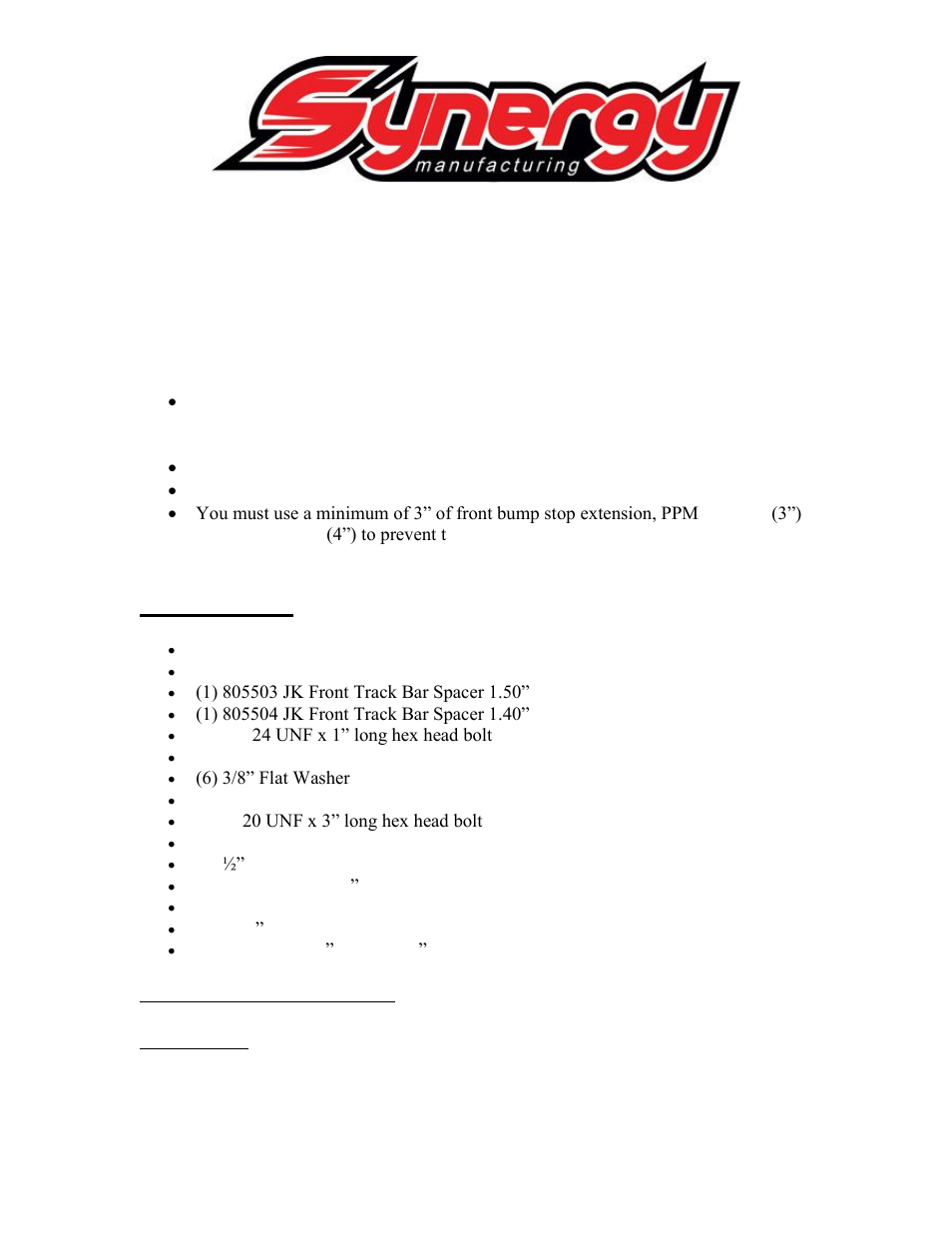 Synergy PPM-8055 User Manual | 7 pages