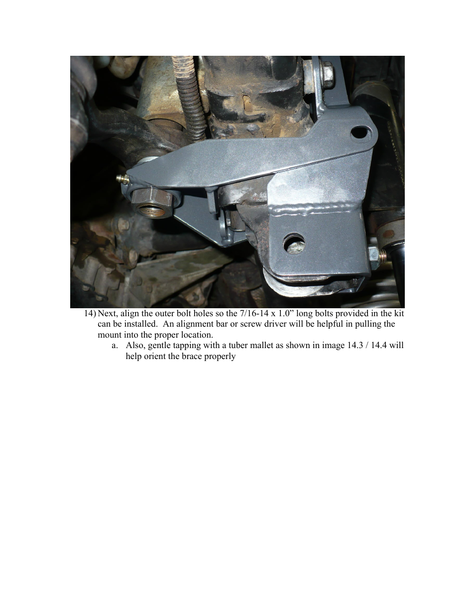 Synergy 8069 - Jeep JK Front Track Bar Brace User Manual | Page 11 / 18