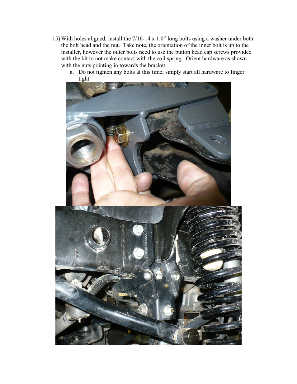 Synergy 8069 - Jeep JK Front Track Bar Brace User Manual | Page 14 / 18