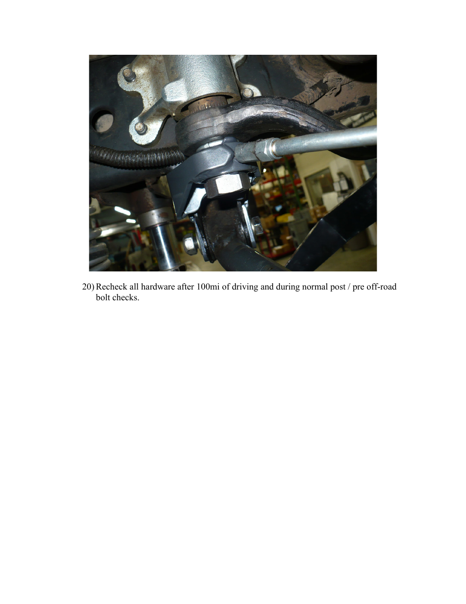 Synergy 8069 - Jeep JK Front Track Bar Brace User Manual | Page 18 / 18