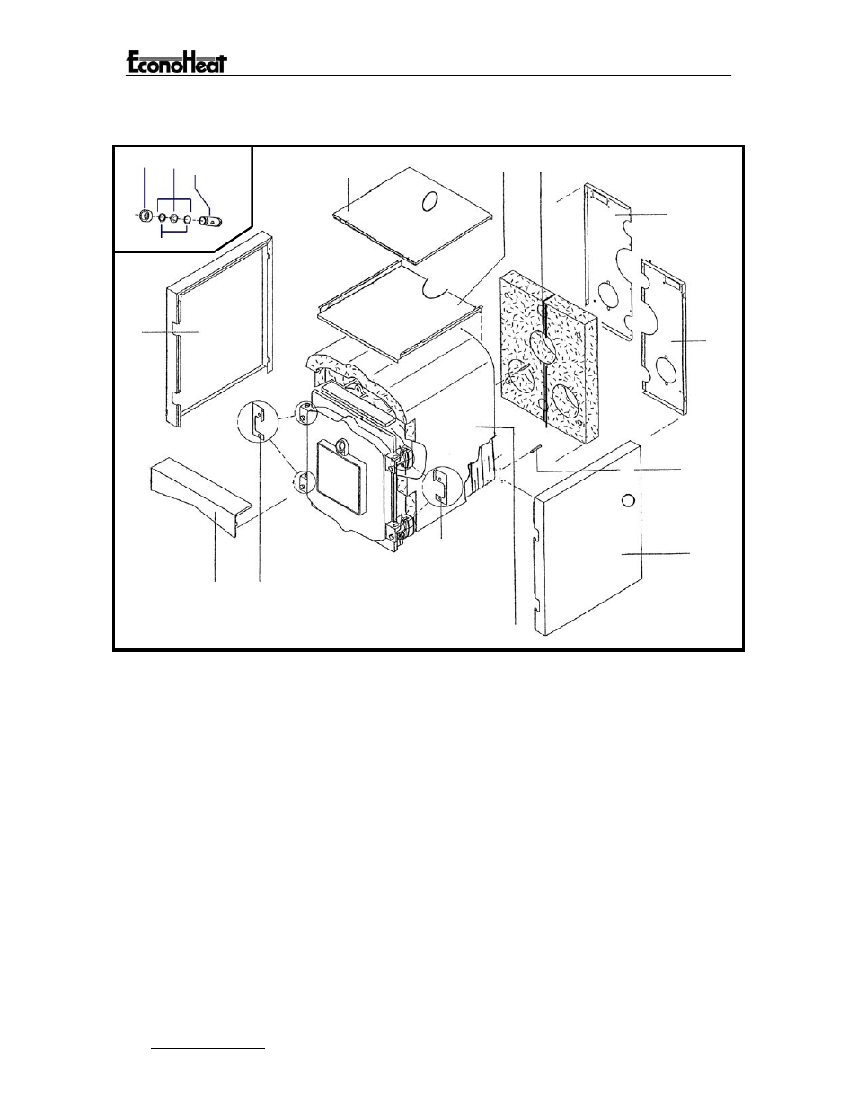 Boiler jacket assembly | Amtrol OWB Series User Manual | Page 34 / 49