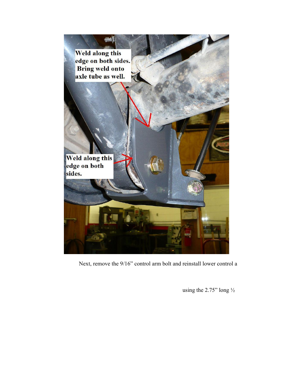Synergy 8078 - Jeep JK Rear LCA Skids w/ Integrated Shock Mounts User Manual | Page 7 / 8
