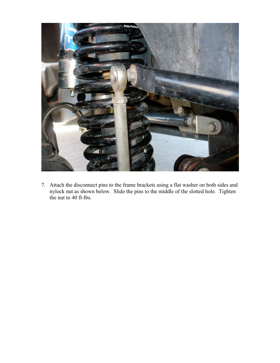 Synergy 8079 - Jeep JK Front Sway Bar Quick Disconnect Kit User Manual | Page 3 / 7