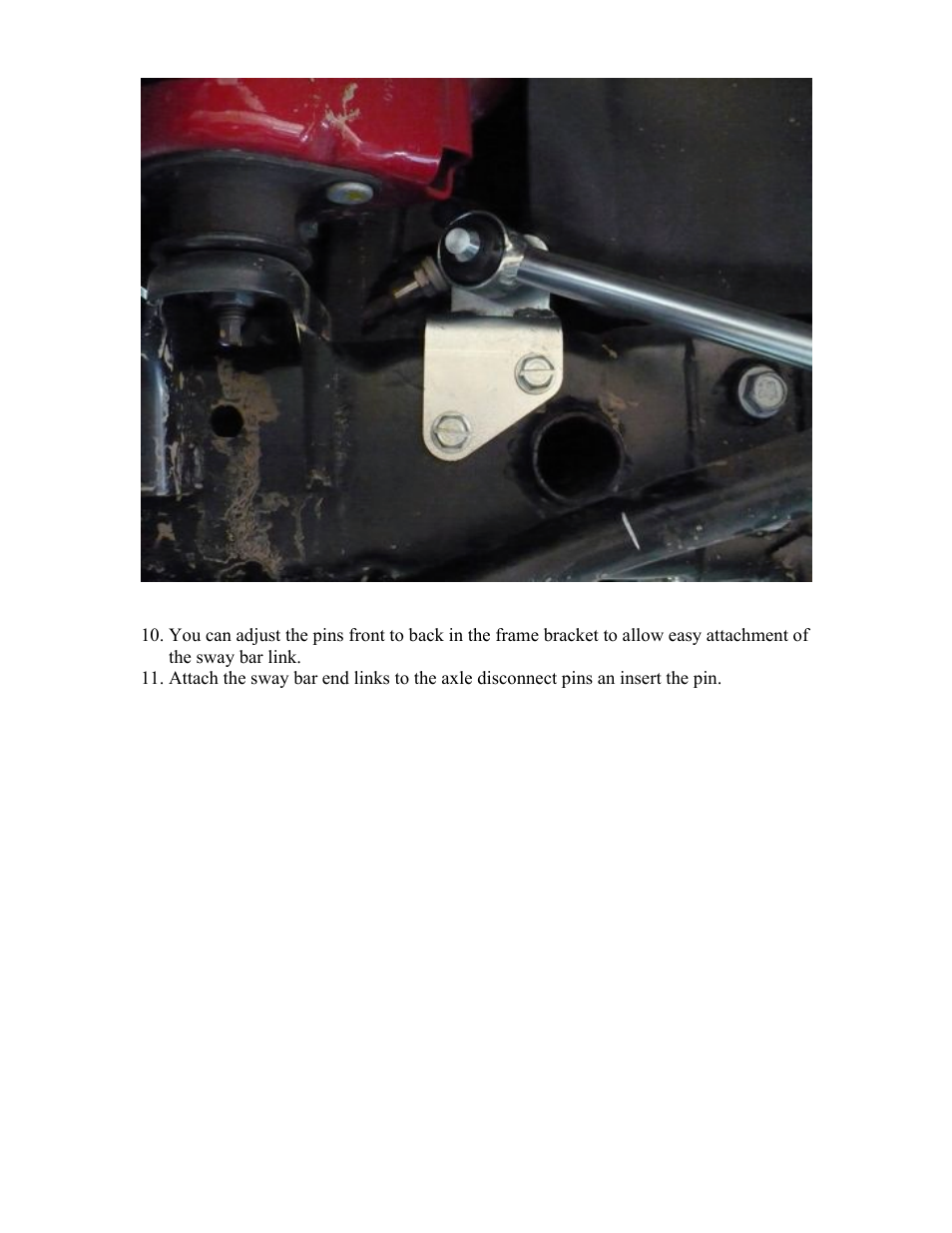 Synergy 8079 - Jeep JK Front Sway Bar Quick Disconnect Kit User Manual | Page 5 / 7