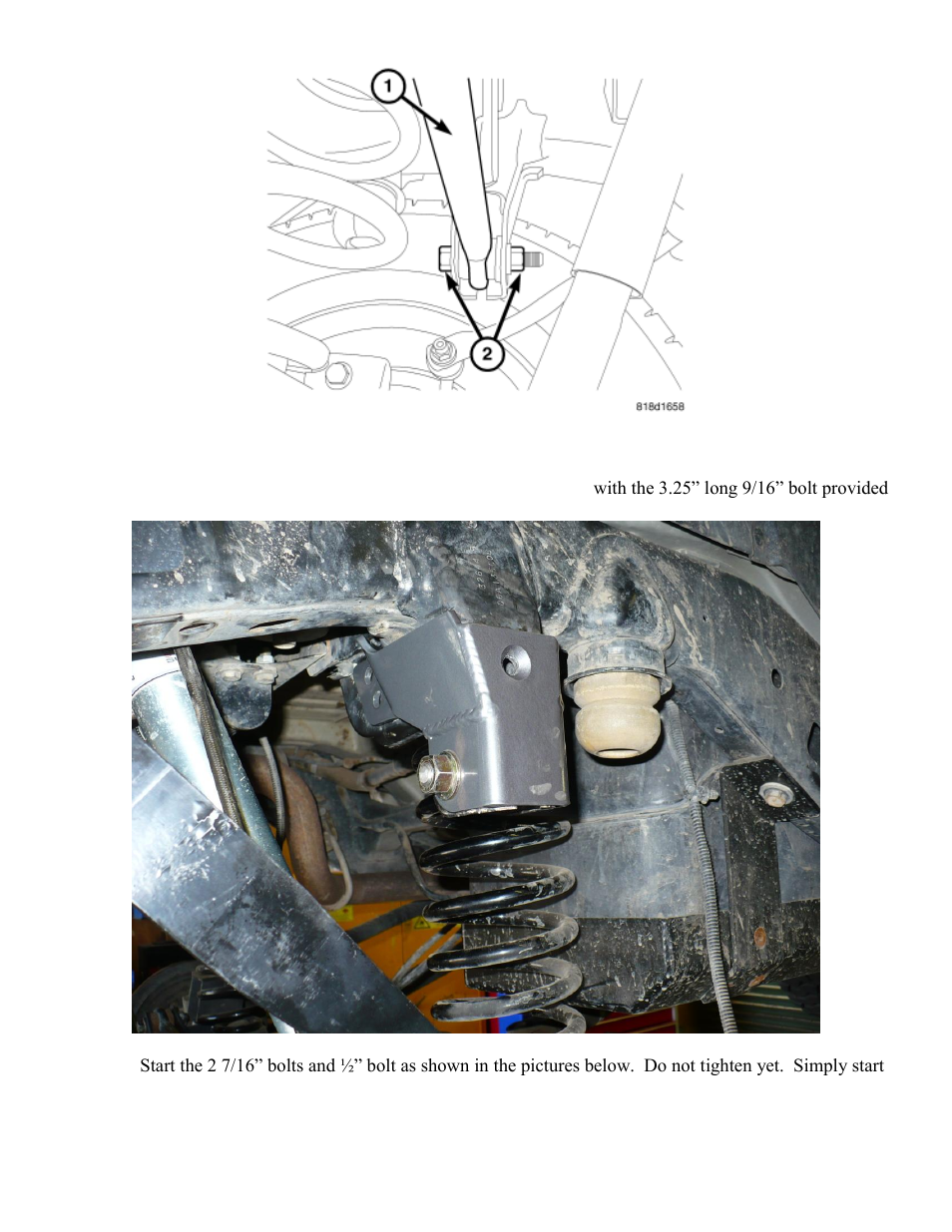 Synergy 8080 - Jeep JK Rear Track Bar Bracket Brace User Manual | Page 2 / 4