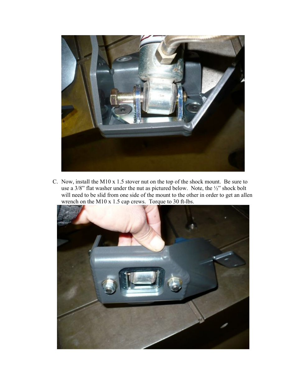 Synergy 8086 - Jeep JK Rear Long Travel Upper Shock Mount User Manual | Page 8 / 9