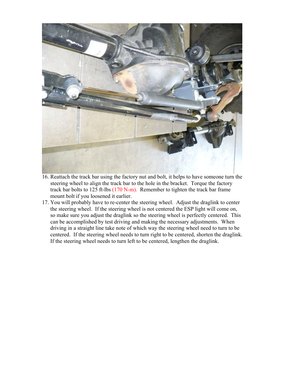 Synergy 8091 - Jeep JK Front Track Bar Bracket (RHD) User Manual | Page 11 / 11