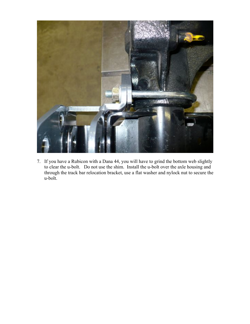 Synergy 8091 - Jeep JK Front Track Bar Bracket (RHD) User Manual | Page 5 / 11