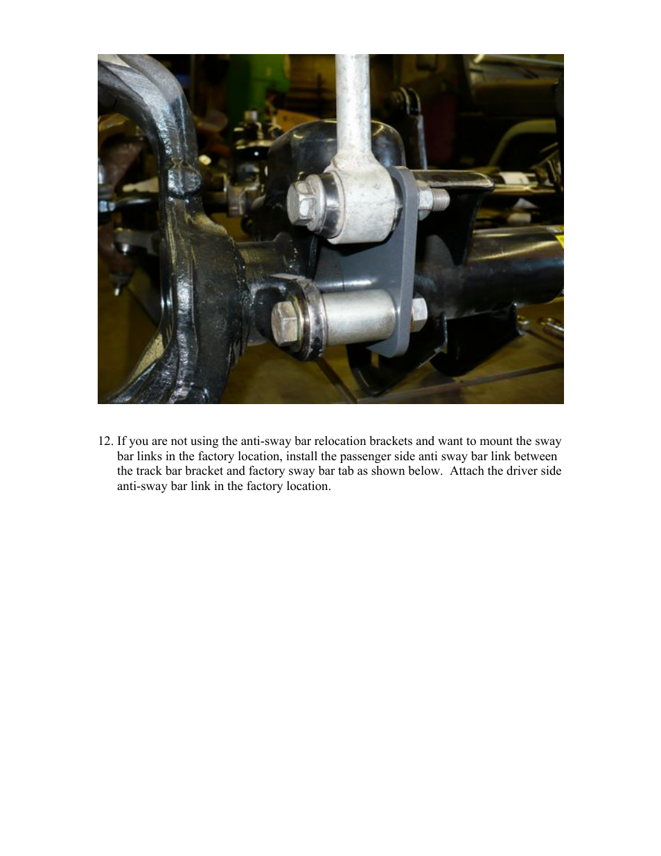 Synergy 8091 - Jeep JK Front Track Bar Bracket (RHD) User Manual | Page 8 / 11