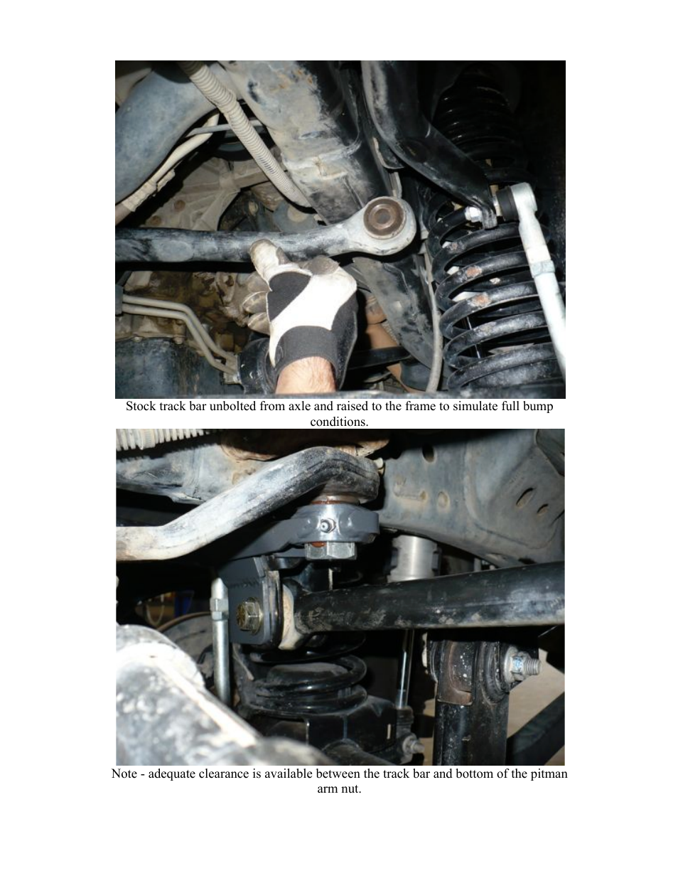 Synergy 8095-01 - Jeep JK Front Track Bar Brace (RHD) User Manual | Page 10 / 11