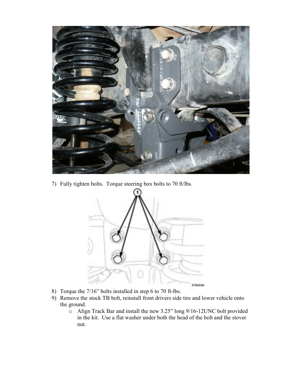 Synergy 8095-01 - Jeep JK Front Track Bar Brace (RHD) User Manual | Page 5 / 11