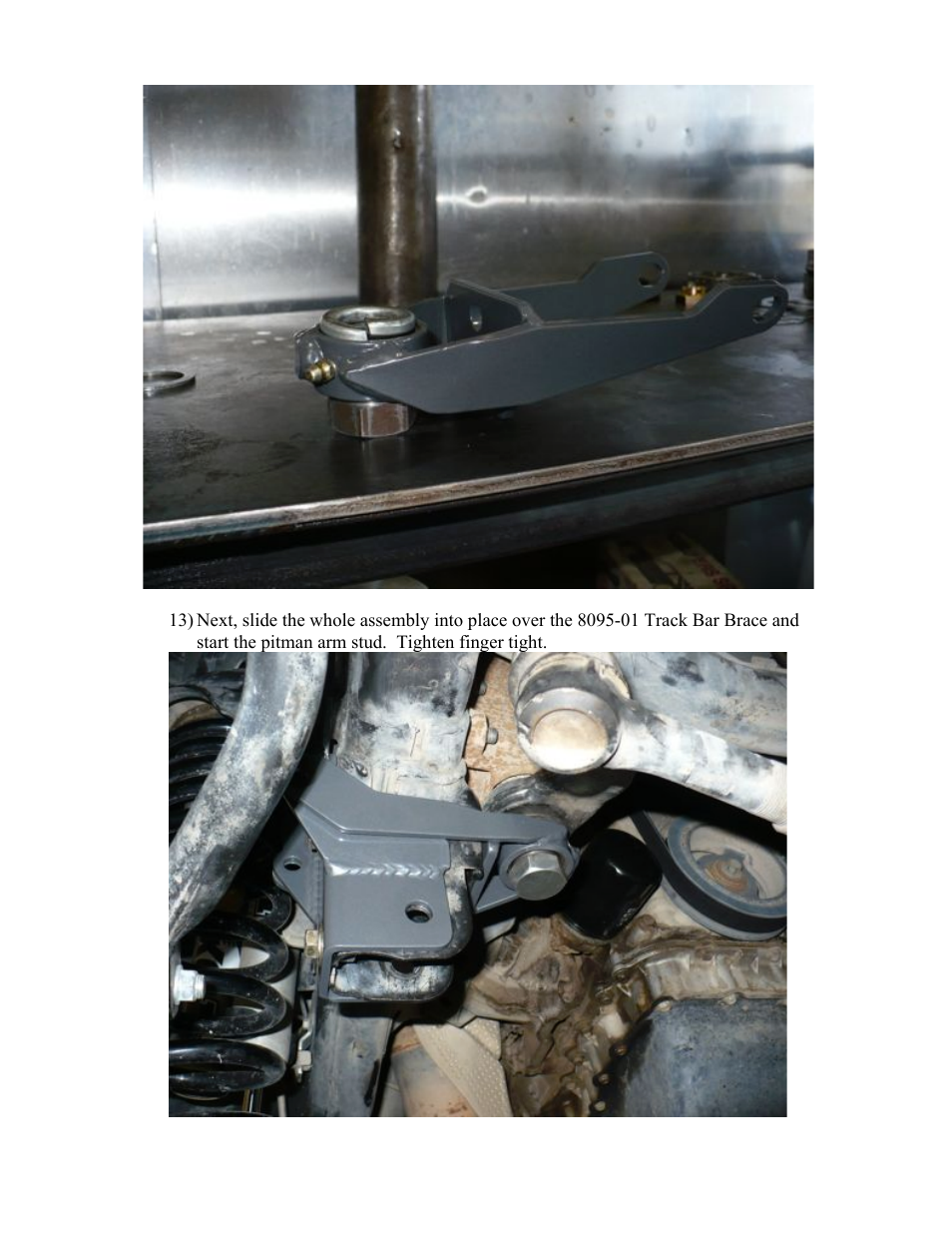 Synergy 8095-01 - Jeep JK Front Track Bar Brace (RHD) User Manual | Page 7 / 11