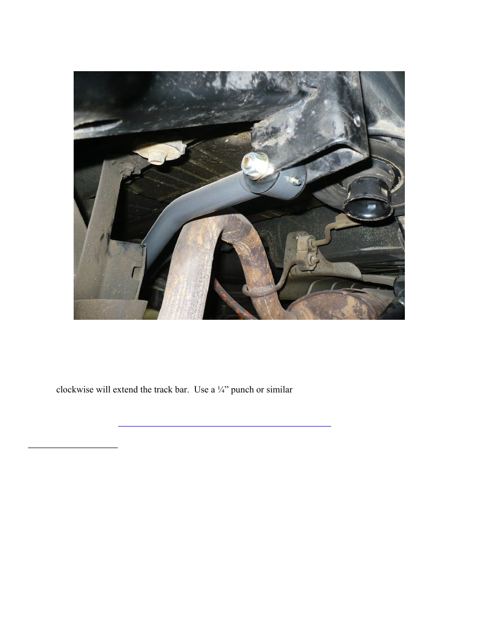 Synergy 8156 - Jeep TJ/ LJ D35 Adjustable Rear Track Bar User Manual | Page 2 / 2
