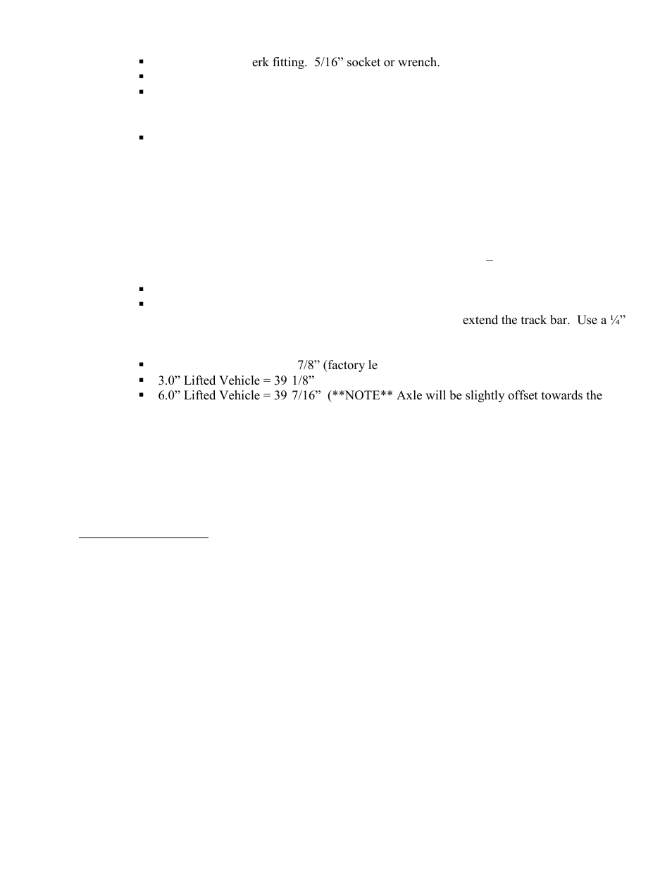 Synergy 8550 - 94+ Dodge 1500/2500/3500 Adjustable Front Track Bar User Manual | Page 2 / 2