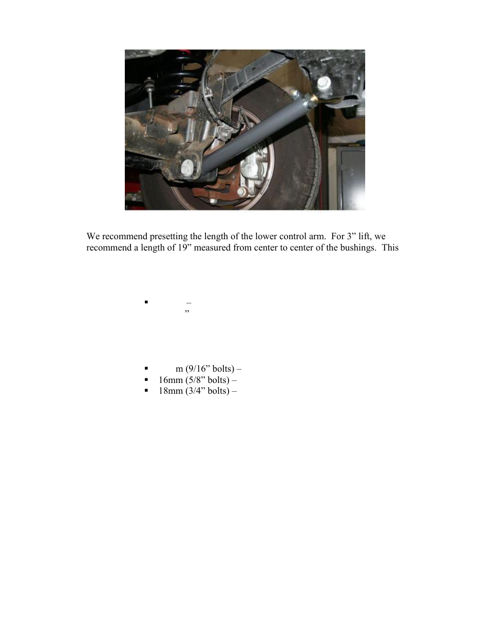 Synergy 8551 - Dodge 4x4 Adjustable Lower Control Arms User Manual | Page 2 / 2