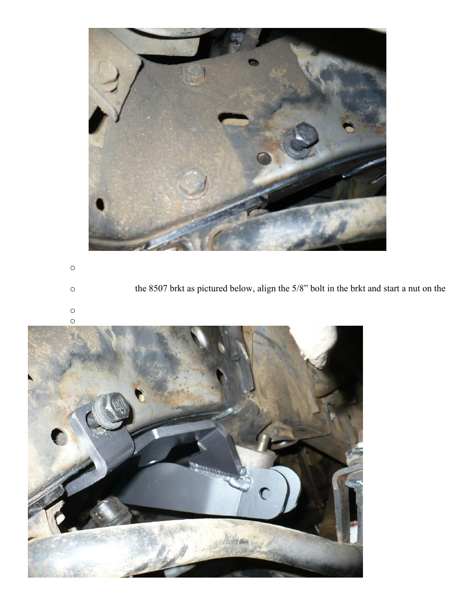 Synergy 8554 - 94-02 Dodge Truck Track-Bar Conversion Bracket User Manual | Page 6 / 11