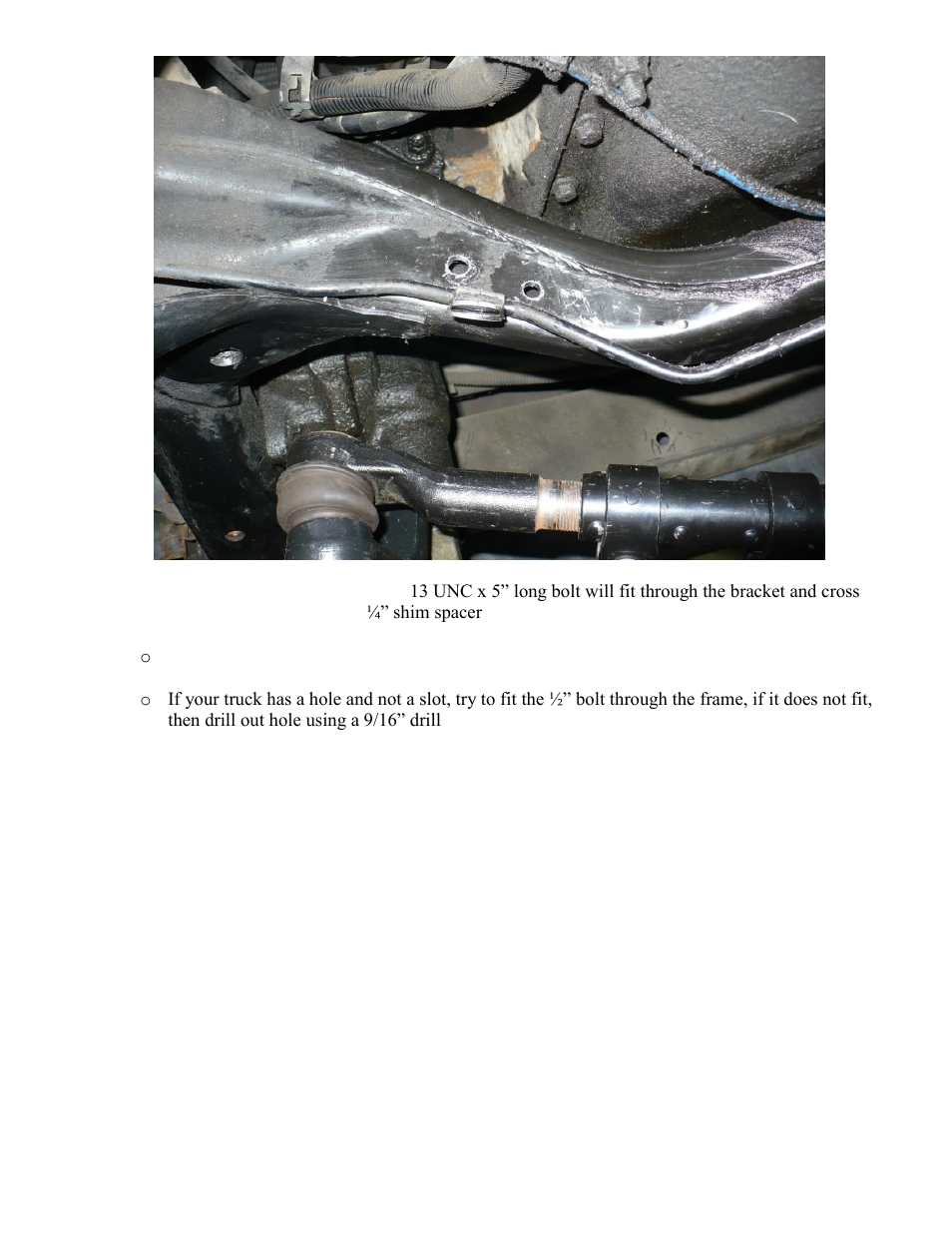 Synergy 8554 - 94-02 Dodge Truck Track-Bar Conversion Bracket User Manual | Page 8 / 11