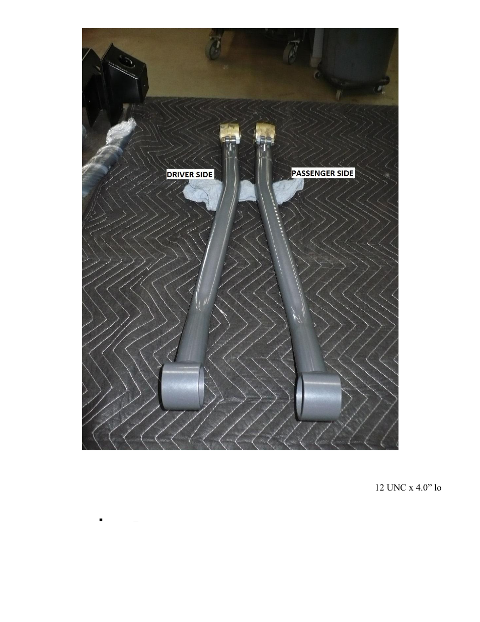 Synergy 8585 - Front Upper Control Long Arms for Dodge User Manual | Page 2 / 4