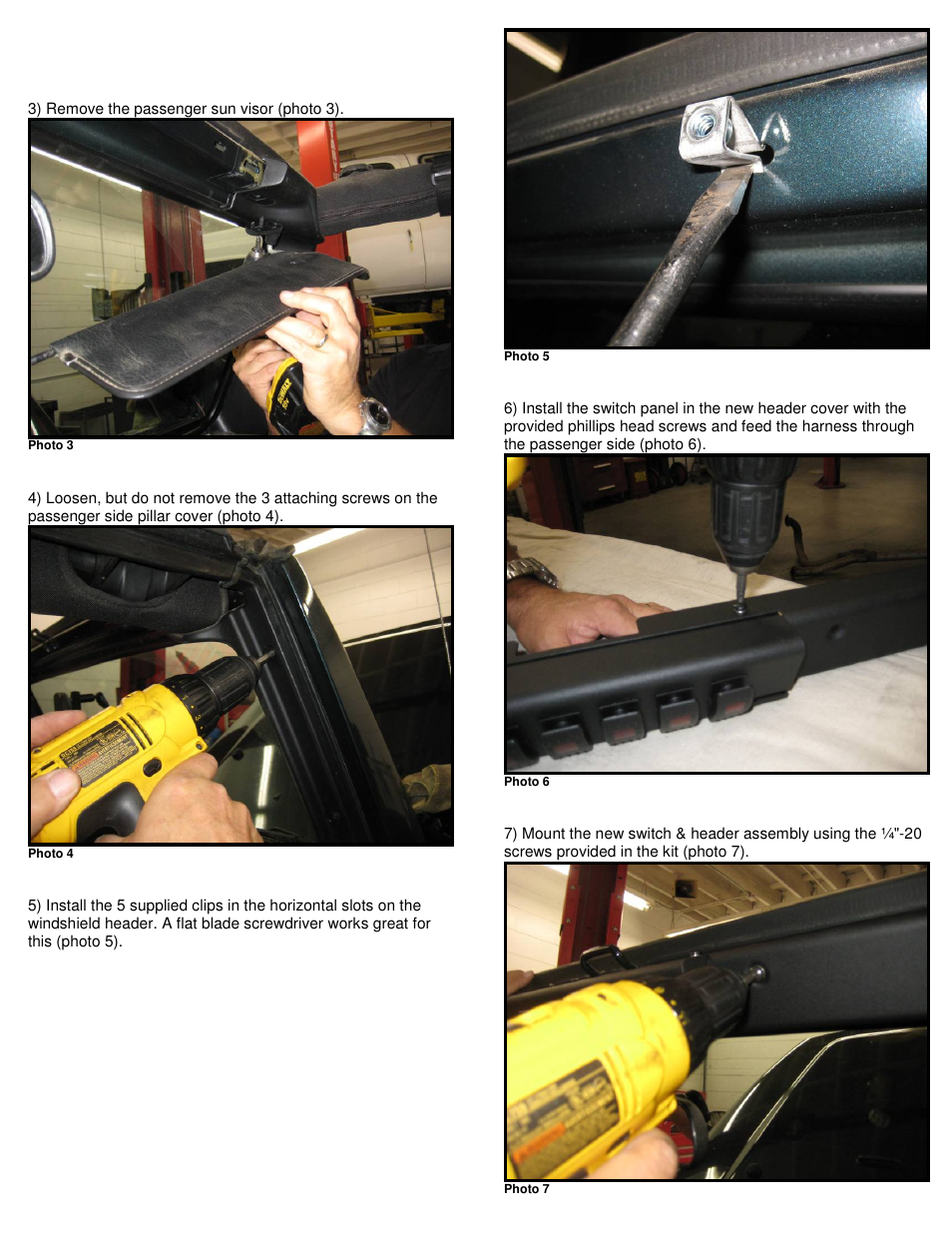 sPOD 1997-2002 Instructions Center Bracket User Manual | Page 2 / 5