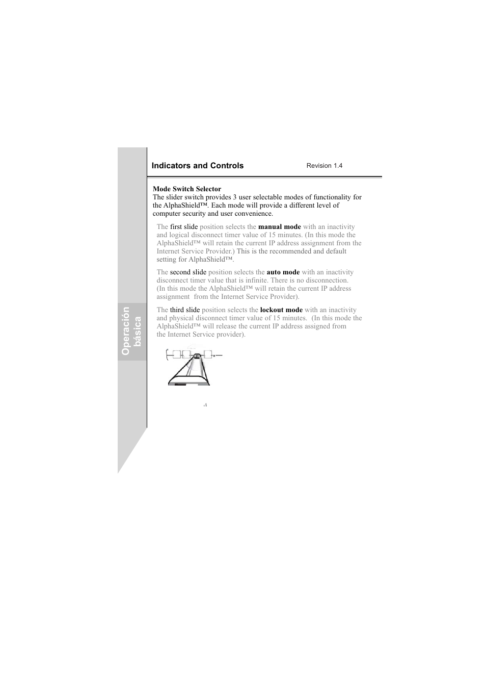 Oper ac ión bás ica | AlphaShield INTERNET PRIVACY PROTECTION User Manual | Page 15 / 49