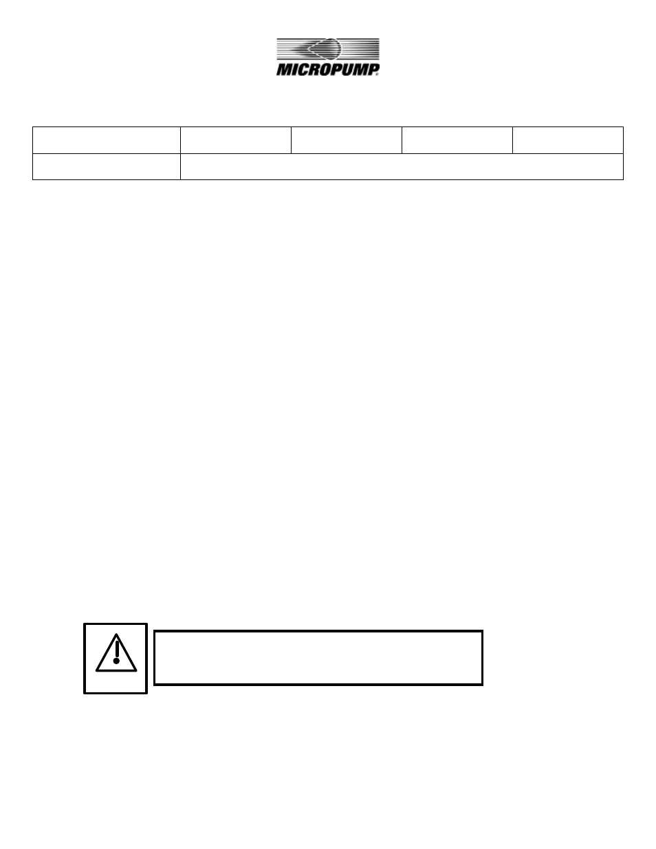 Micropump DB-380.B User Manual | Page 5 / 20