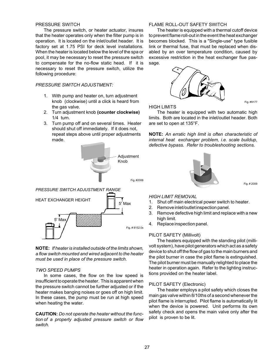 Aqua Products RP2100 User Manual | Page 27 / 43