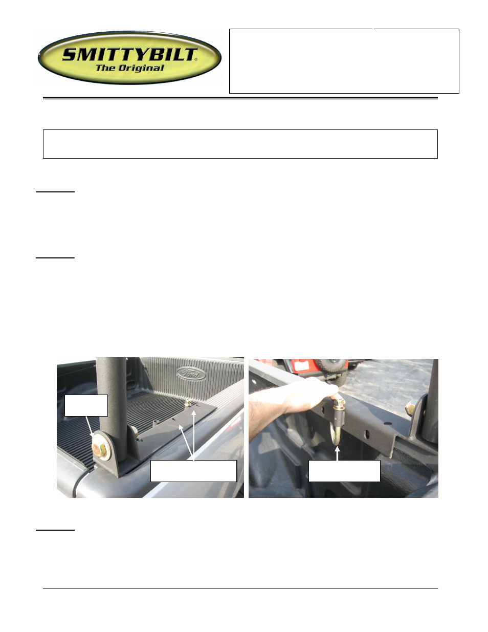 Installation instructions | Smittybilt 18604 CONTRACTORS RACK User Manual | Page 10 / 12